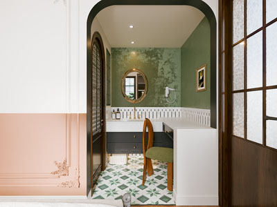 法式洗手间干区