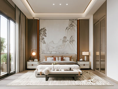 新中式卧室