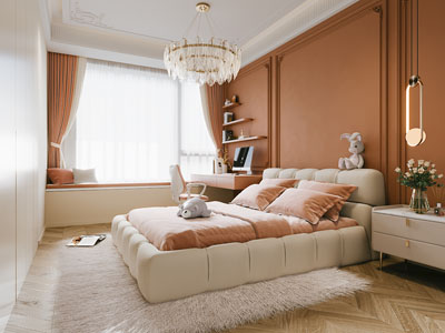 法式轻奢卧室 儿童房