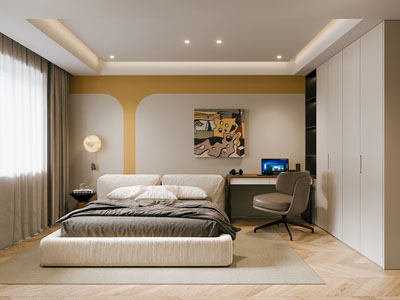 现代卧室