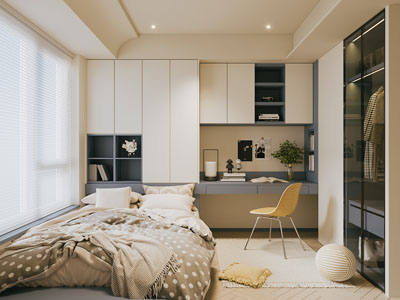 现代榻榻米卧室 儿童房