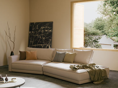 现代客厅多人沙发3d模型 现代客厅多人沙发