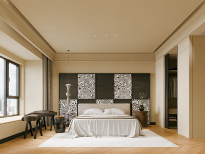 侘寂风卧室