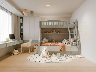 现代卧室 儿童房