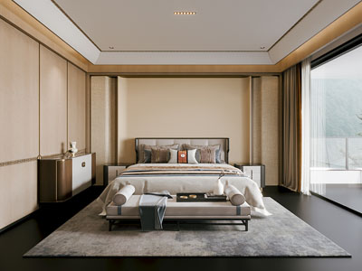 新中式卧室