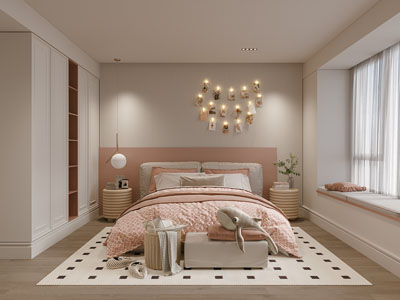 现代轻奢卧室 儿童房 女儿房