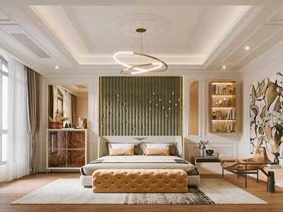 现代轻奢卧室