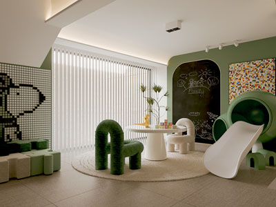 现代儿童娱乐空间 游戏室