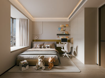 现代卧室 儿童房