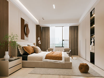 现代卧室