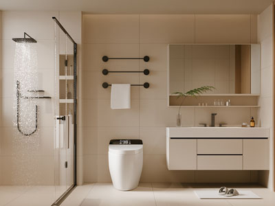 现代卫浴间 洗手间