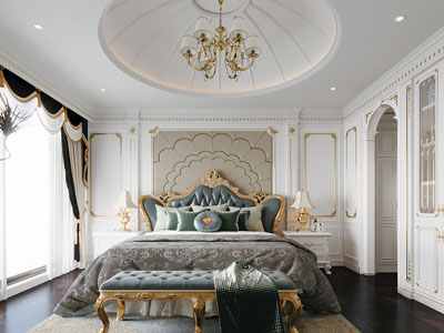 简欧卧室