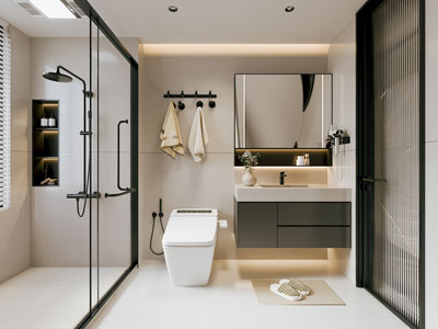 现代卫浴间 洗手间