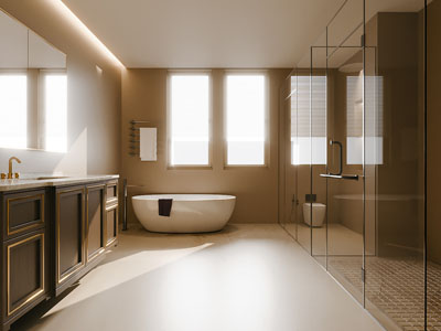 现代轻奢卫浴间 洗手间