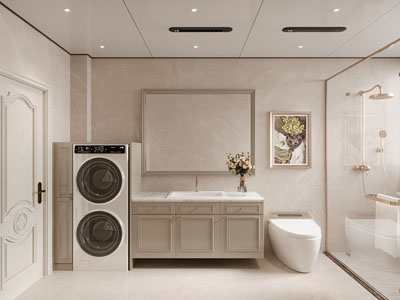 现代卫浴间 洗手间