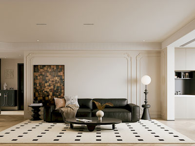 法式客厅3d模型 法式客厅