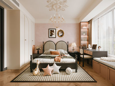 法式轻奢卧室 儿童房