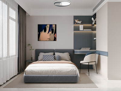 现代卧室 儿童房