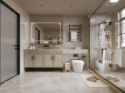 新中式卫浴间 洗手间