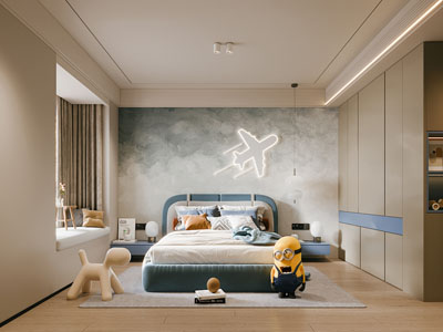 现代卧室 儿童房