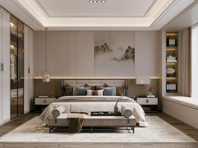 新中式卧室