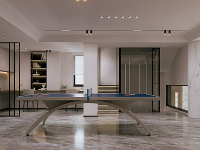 现代家居乒乓球室 休闲室