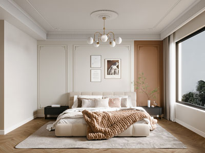 现代轻奢卧室
