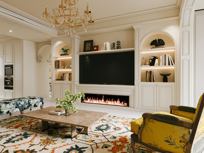 法式客厅3d模型 法式客厅