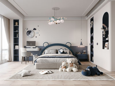 现代卧室 儿童房