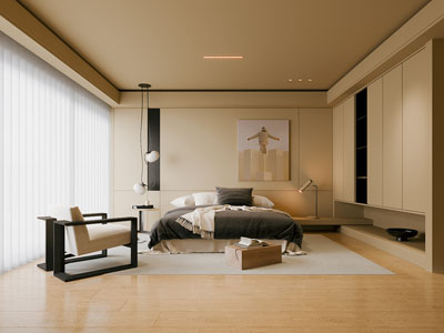 现代卧室