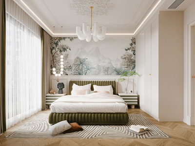 现代轻奢卧室