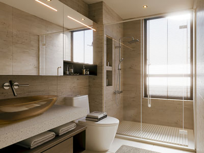 现代卫浴间 洗手间