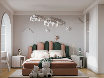 现代卧室 儿童房
