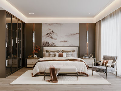 新中式卧室