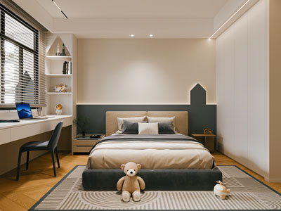 现代卧室 儿童房