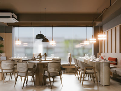 北欧饭店餐馆 西餐厅