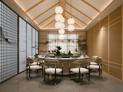 新中式酒店包厢包间