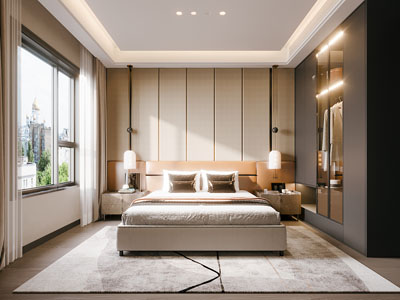 现代卧室