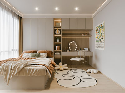 现代榻榻米卧室