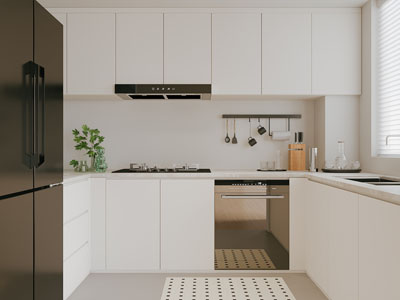 现代厨房3d模型 现代厨房