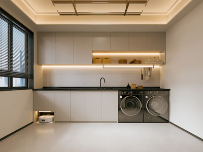 现代厨房3d模型 现代厨房