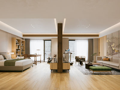 新中式卧室 客厅