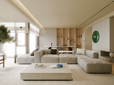 现代客厅3d模型 现代客厅