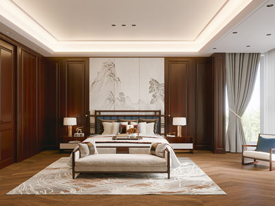 新中式卧室