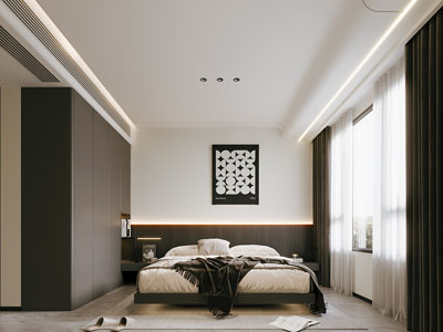 现代卧室