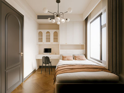 法式榻榻米卧室
