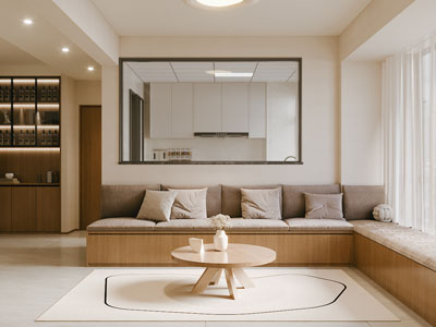 现代休闲客厅3d模型 现代休闲客厅