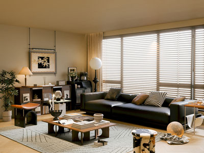 现代中古风客厅3d模型 现代中古风客厅