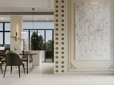 现代餐厅3d模型 现代餐厅