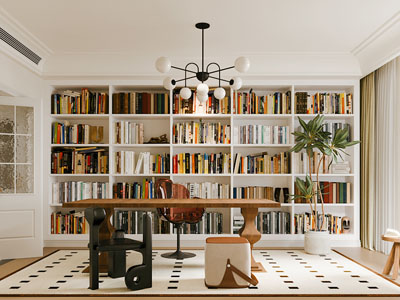 法式中古风书房